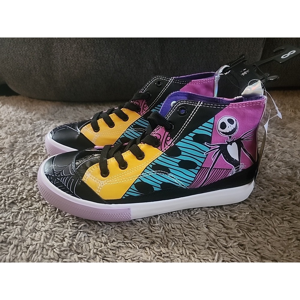Nightmare Before Christmas Womens‎ Hi Top Sneakers Size 8 NWT